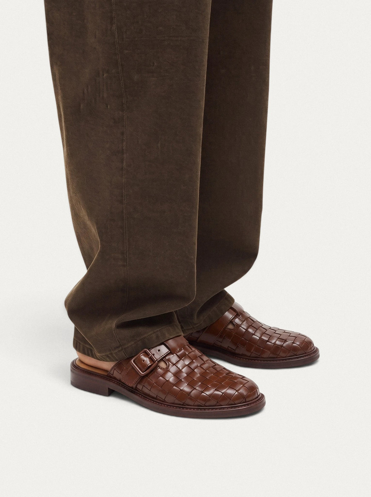 Woven Buckle Mule-thumbmail-3