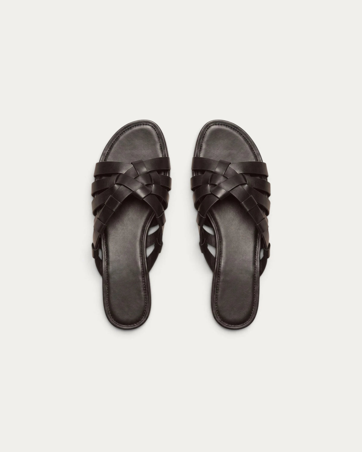 Caged Woven Slide