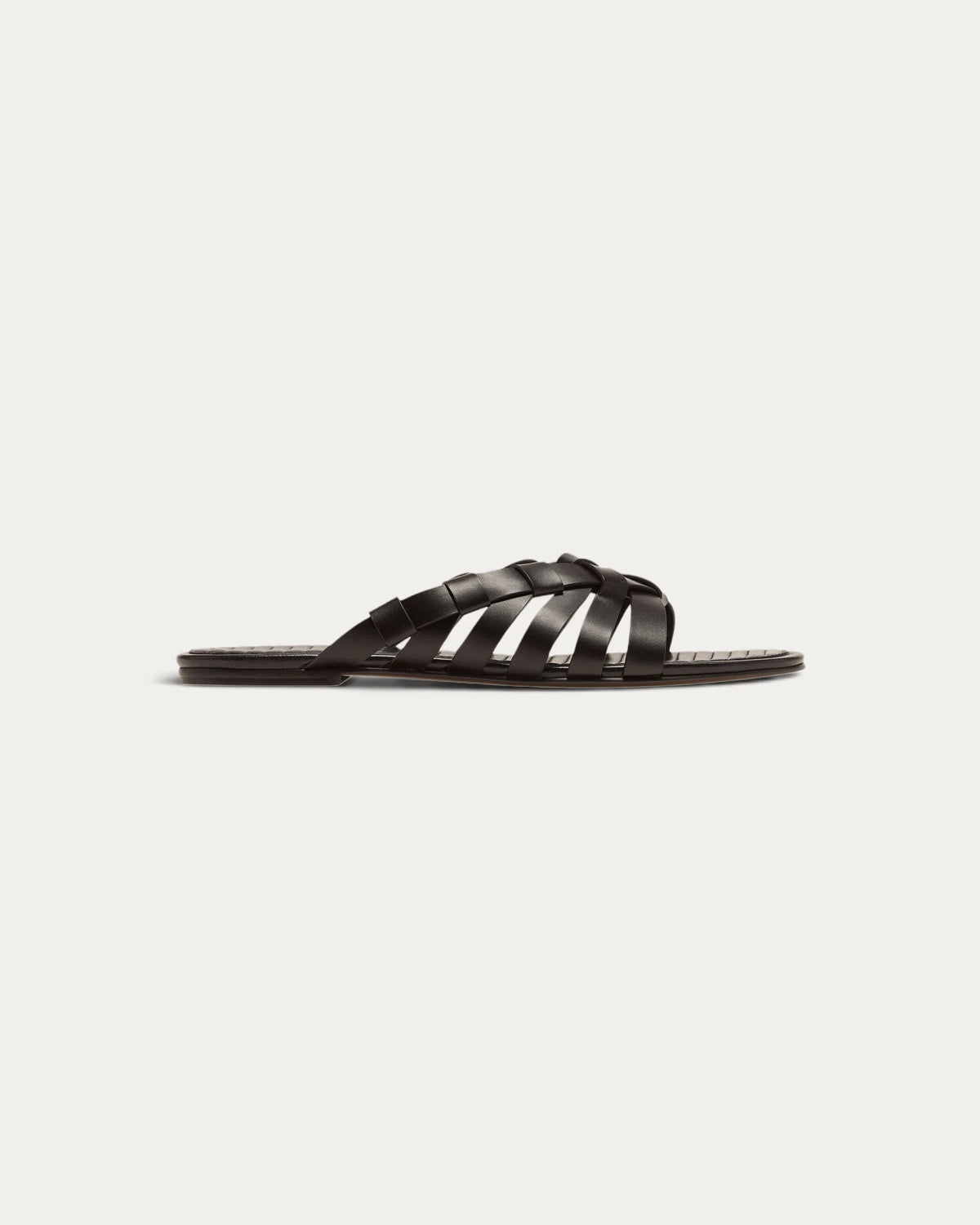 Caged Woven Slide