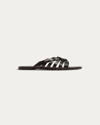 Caged Woven Slide