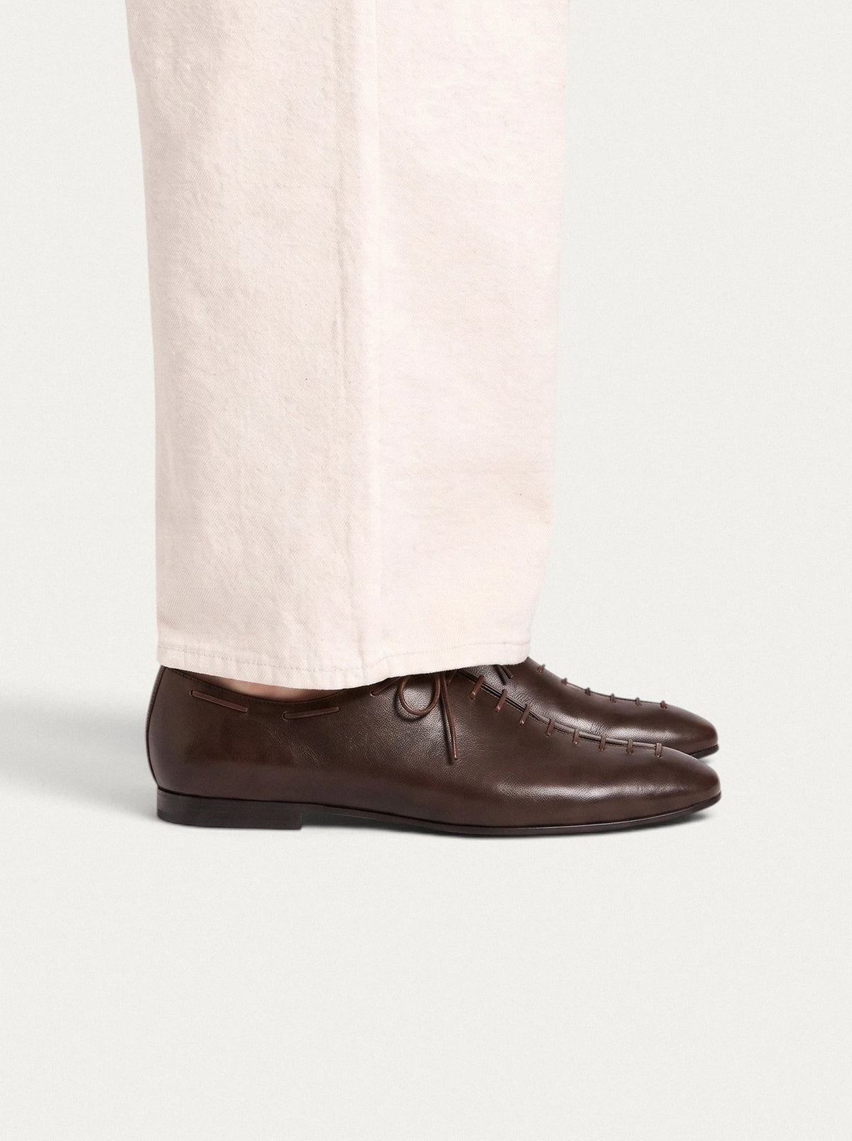 Whipstitch Tie Flat