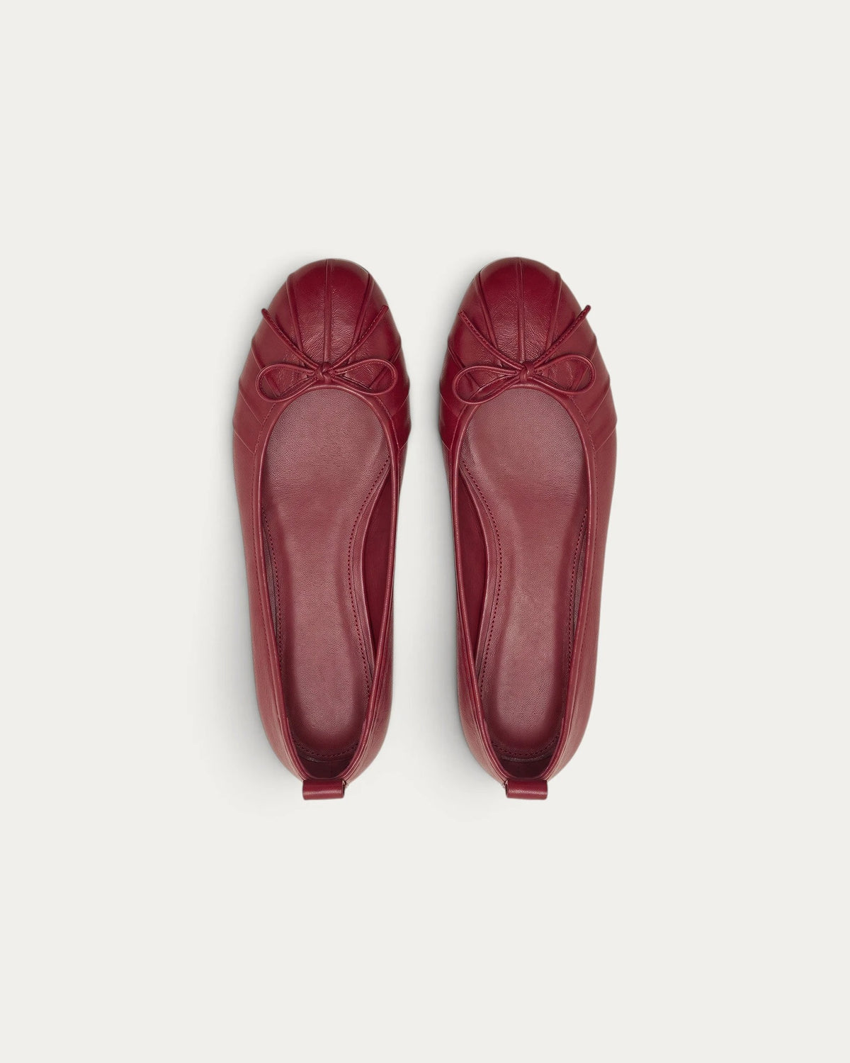Pleated Bow Flat